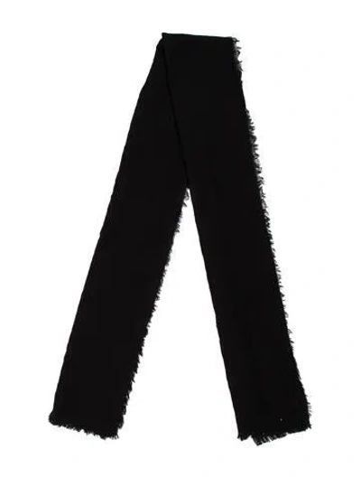 Pre-owned Rag & Bone Wool Scarf In Black