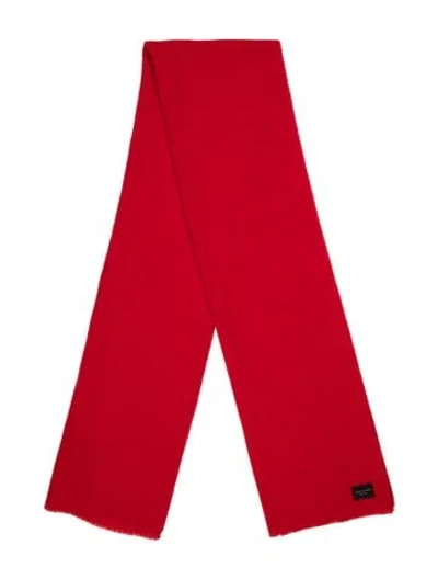 Pre-owned Rag & Bone Wool Scarf In Red