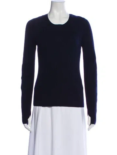 Pre-owned Rag & Bone Wool Scoop Neck Sweater In Gray