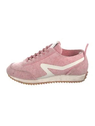 Pre-owned Rag & Bone Wool Sneakers In Pink