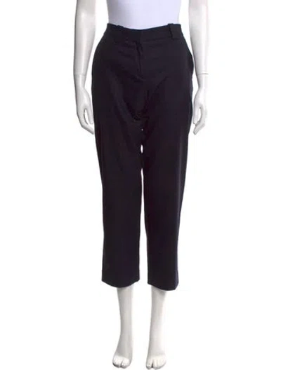 Pre-owned Rag & Bone Wool Straight Leg Pants In Blue