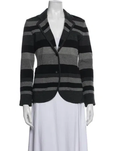 Pre-owned Rag & Bone Wool Striped Blazer In Multicolor