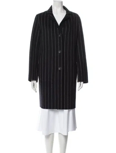 Pre-owned Rag & Bone Wool Striped Coat In Gray