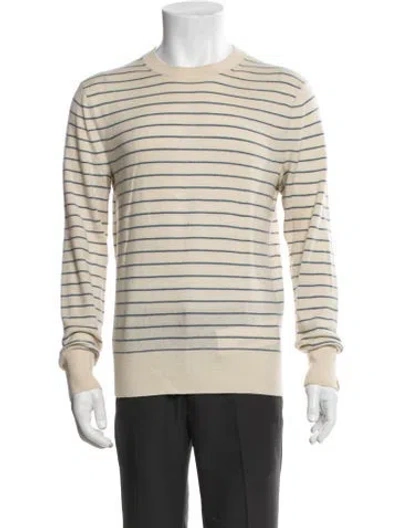 Pre-owned Rag & Bone Wool Striped Pullover In Neutral