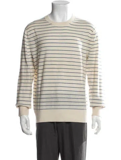 Pre-owned Rag & Bone Wool Striped Pullover In Neutrals