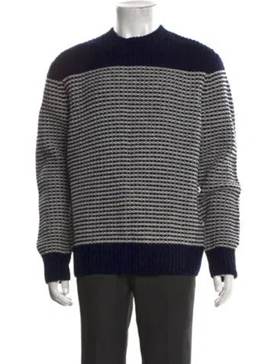 Pre-owned Rag & Bone Wool Striped Pullover W/ Tags In Black