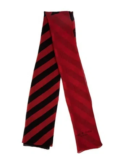 Pre-owned Rag & Bone Wool Striped Scarf In Multi