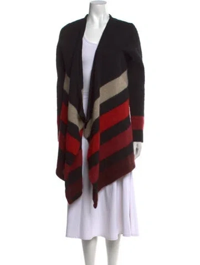 Pre-owned Rag & Bone Wool Striped Sweater In Black