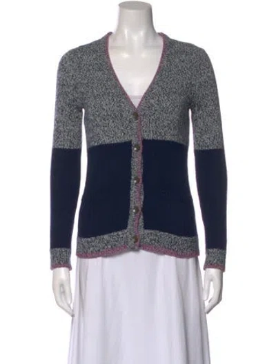 Pre-owned Rag & Bone Wool Striped Sweater In Blue