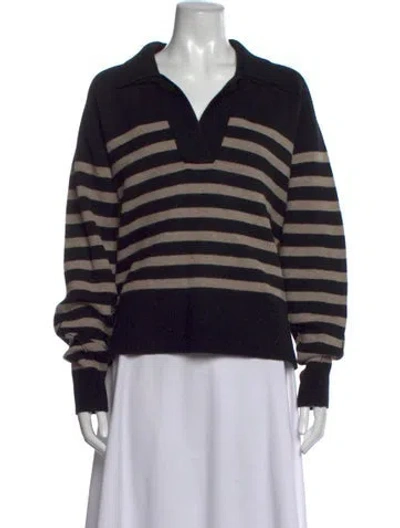 Pre-owned Rag & Bone Wool Striped Sweater In Blue