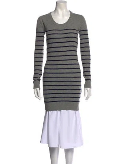 Pre-owned Rag & Bone Wool Striped Sweater In Gray