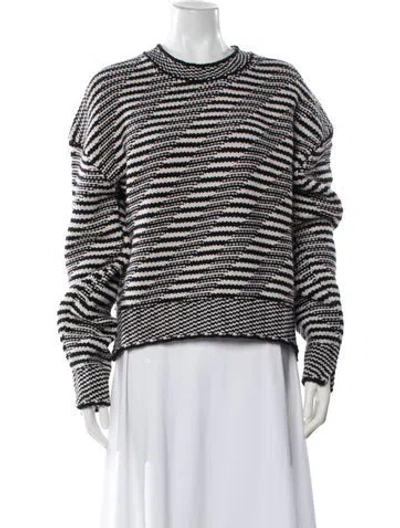 Pre-owned Rag & Bone Wool Striped Sweater In Gray