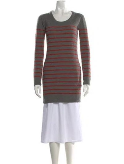 Pre-owned Rag & Bone Wool Striped Sweater In Gray