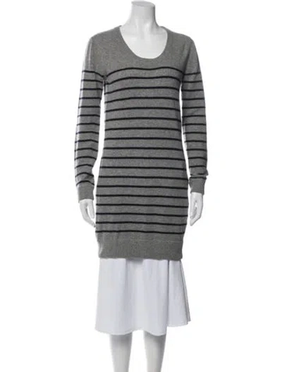 Pre-owned Rag & Bone Wool Striped Sweater In Grey