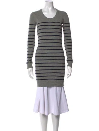 Pre-owned Rag & Bone Wool Striped Sweater In Grey