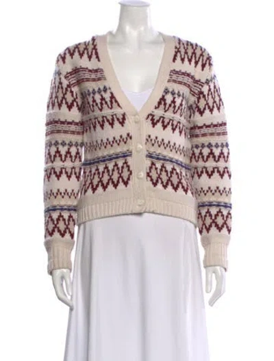 Pre-owned Rag & Bone Wool Striped Sweater In Neutral