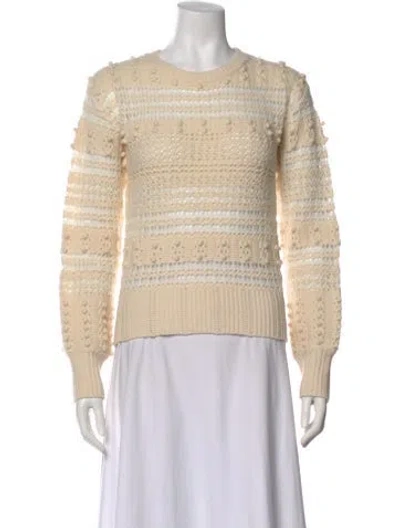 Pre-owned Rag & Bone Wool Striped Sweater In Neutral