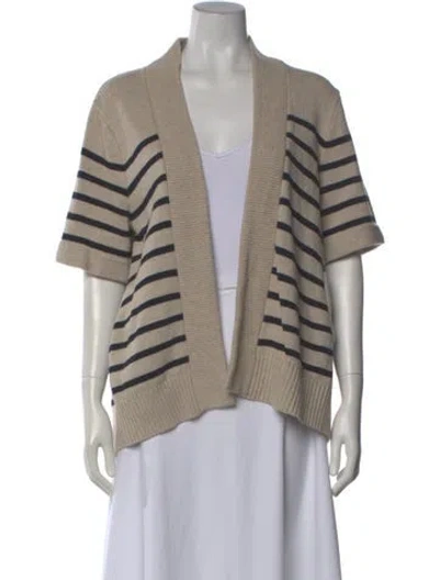Pre-owned Rag & Bone Wool Striped Sweater In Neutral