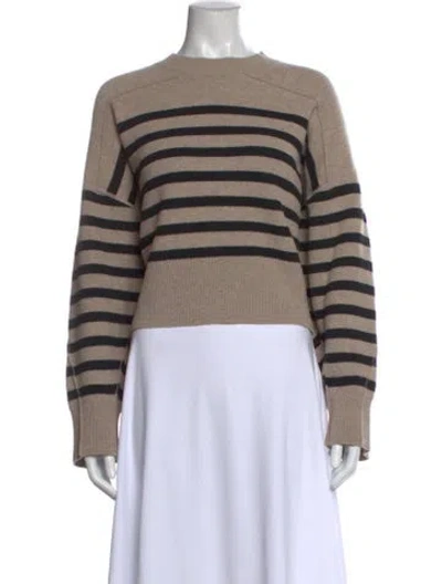 Pre-owned Rag & Bone Wool Striped Sweater In Neutral