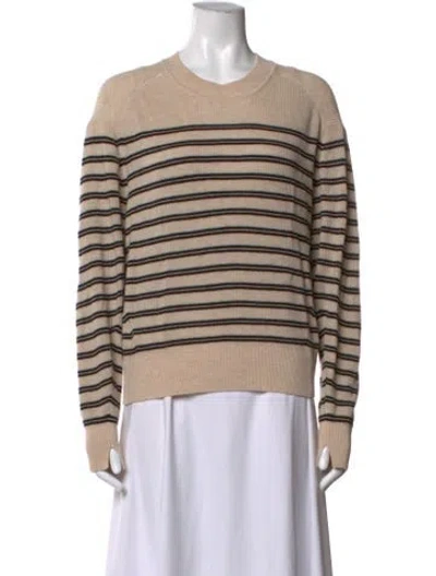 Pre-owned Rag & Bone Wool Striped Sweater In Neutrals