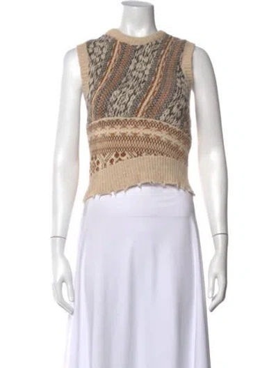 Pre-owned Rag & Bone Wool Striped Sweater In Neutrals
