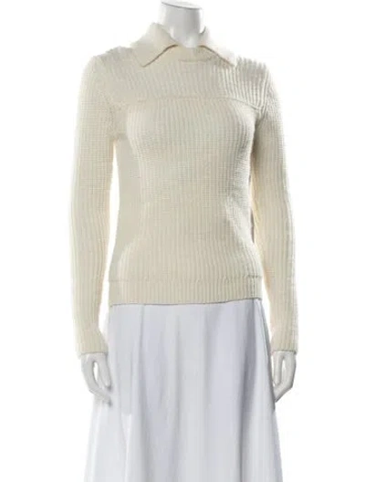 Pre-owned Rag & Bone Wool Sweater In Neutrals/white