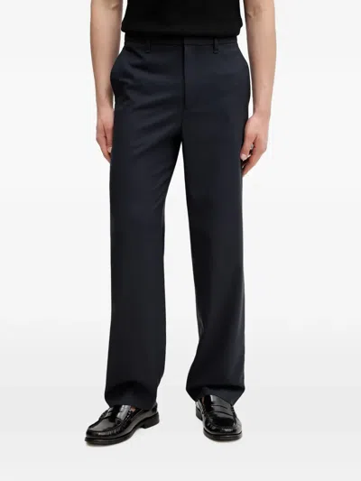 Rag & Bone Wool Tailored Trousers In Blue
