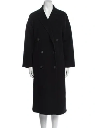 Pre-owned Rag & Bone Wool Trench Coat In Black