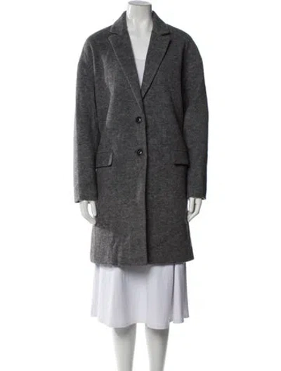 Pre-owned Rag & Bone Wool Trench Coat In Gray