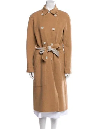 Pre-owned Rag & Bone Wool Trench Coat In Neutral