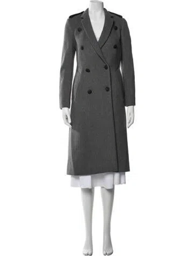 Pre-owned Rag & Bone Wool Trench Coat W/ Tags In Grey