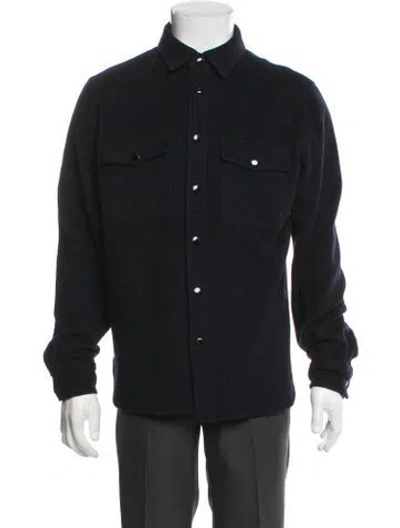 Pre-owned Rag & Bone Wool Trucker Jacket In Black