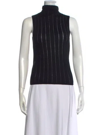 Pre-owned Rag & Bone Wool Turtleneck Sweater In Black