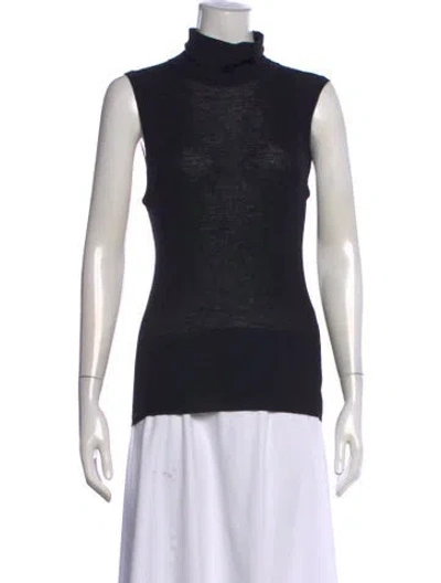 Pre-owned Rag & Bone Wool Turtleneck Sweater In Black