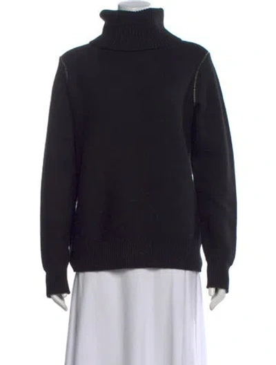 Pre-owned Rag & Bone Wool Turtleneck Sweater In Gray