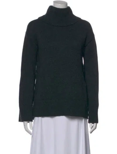 Pre-owned Rag & Bone Wool Turtleneck Sweater In Green