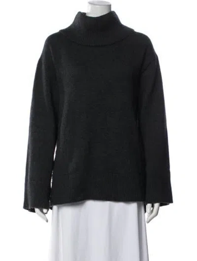 Pre-owned Rag & Bone Wool Turtleneck Sweater In Grey