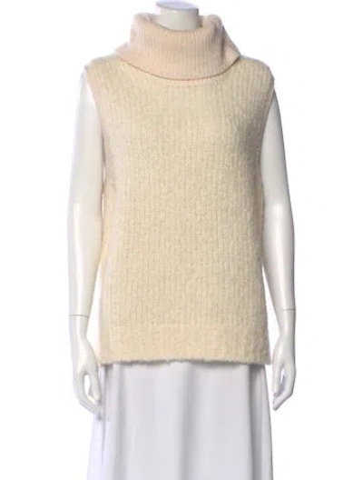 Pre-owned Rag & Bone Wool Turtleneck Sweater In Neutral
