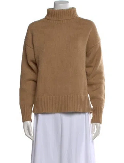 Pre-owned Rag & Bone Wool Turtleneck Sweater In Neutral