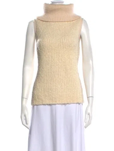 Pre-owned Rag & Bone Wool Turtleneck Sweater In Neutral