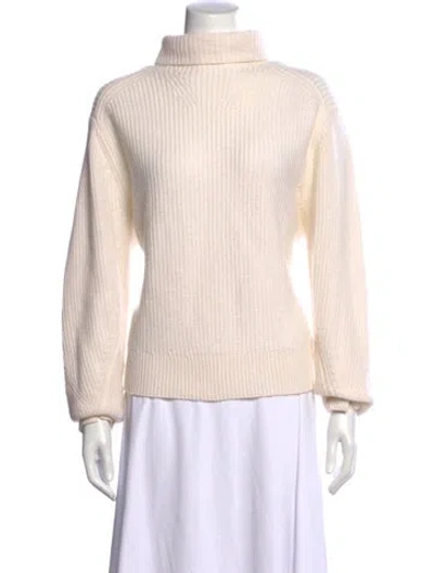 Pre-owned Rag & Bone Wool Turtleneck Sweater In Neutral