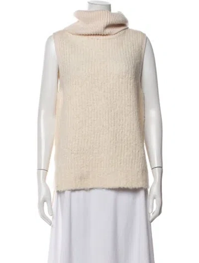 Pre-owned Rag & Bone Wool Turtleneck Sweater In Neutrals