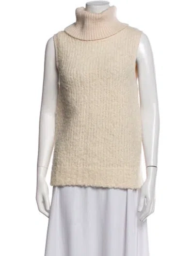 Pre-owned Rag & Bone Wool Turtleneck Sweater In Neutrals