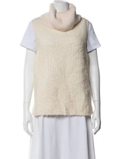 Pre-owned Rag & Bone Wool Turtleneck Sweater In Neutrals