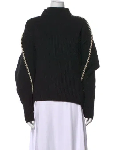 Pre-owned Rag & Bone Wool Turtleneck Sweater W/ Tags In Black