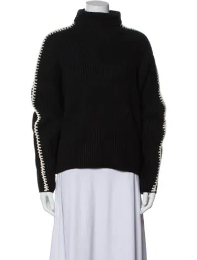 Pre-owned Rag & Bone Wool Turtleneck Sweater W/ Tags In Black