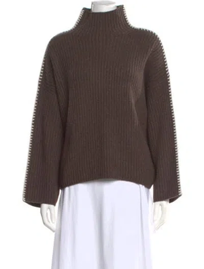 Pre-owned Rag & Bone Wool Turtleneck Sweater W/ Tags In Brown
