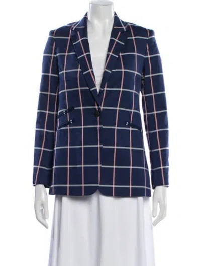 Pre-owned Rag & Bone Wool Tweed Pattern Blazer In Neutral