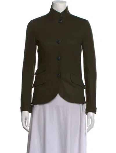 Pre-owned Rag & Bone Wool Tweed Pattern Sweater In Green