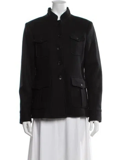 Pre-owned Rag & Bone Wool Utility Jacket In Black